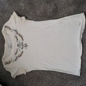 AE Jeweled Cap Sleeve Top